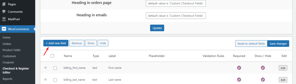 woocommerce checkout regsiter field editor documentation image